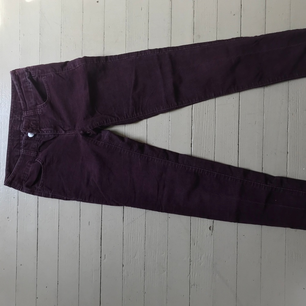 Purple courdaroy jeggings